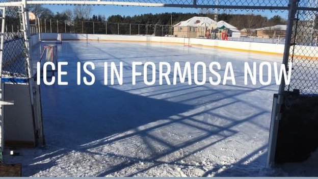 The Ice is In!! #southbruce #formosa #family #fun