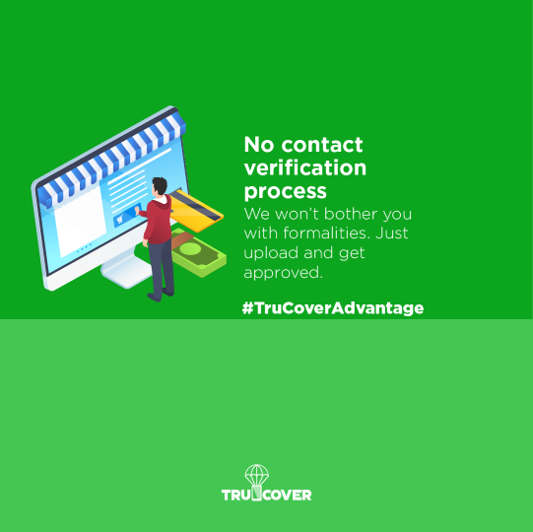 No physical verification required. And you don’t need to lift a finger to get the best protection plan.

#GetTruCover #MobilePeaceOfMind
---
Find the right protection for your new mobile starting @ 699/-* a year! 
Visit us at trucover.me
