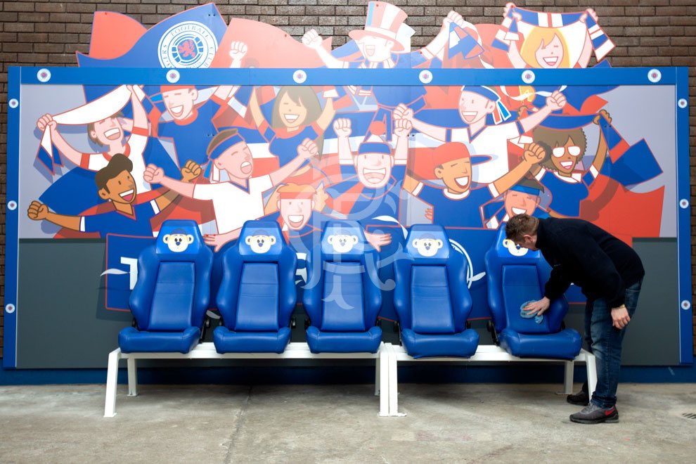 Rangers Football Club on X: "📸 FAMILY STAND: Supporters in the Family  Stand will be able to have their photo taken in a replica dugout that has  been created using the previous