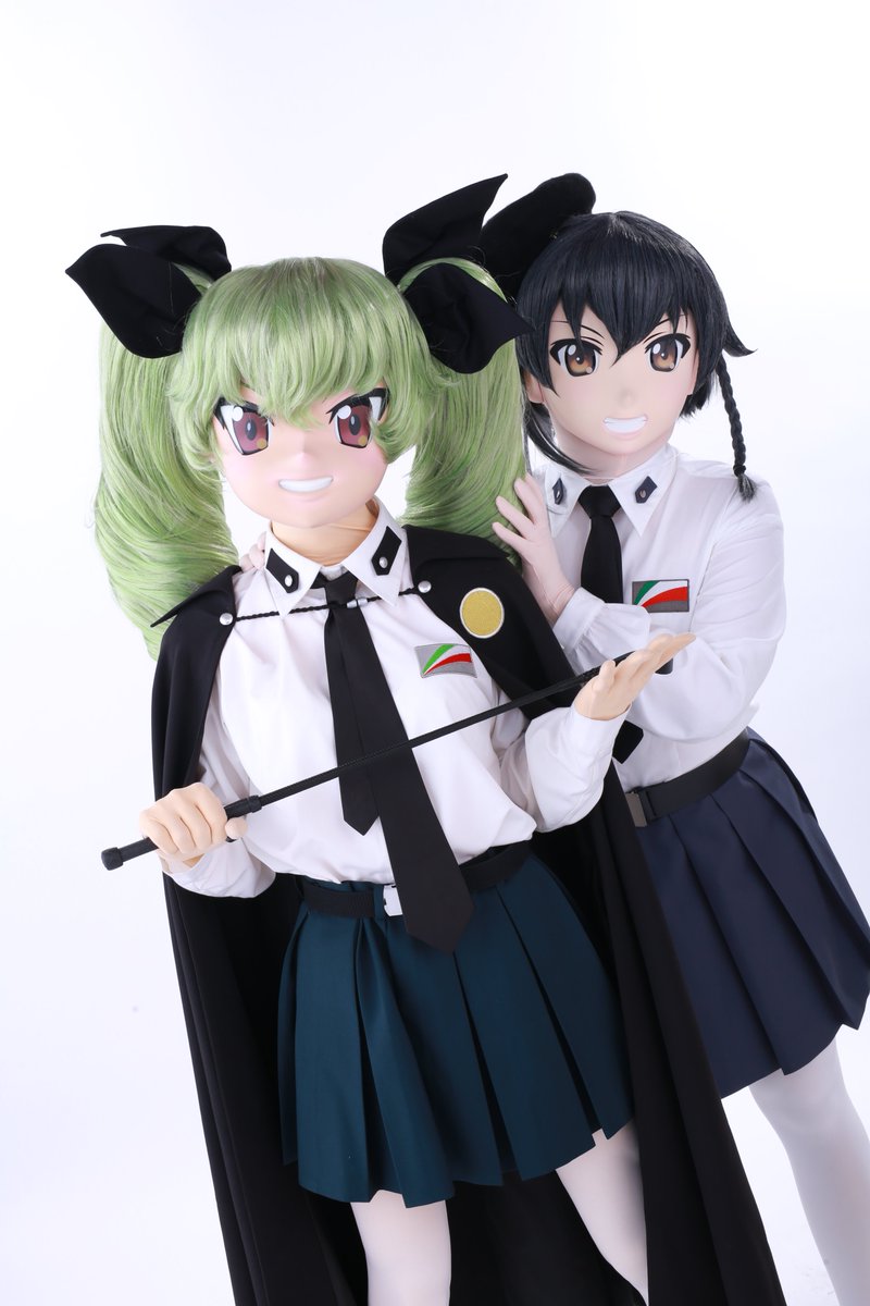 ウィッグじゃないんだぞ！地毛だぁぁぁ！！！！ #ガルパン #アンチョビ