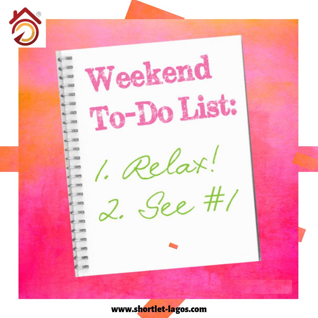 SHORTLETLAGOS's tweet image. Do you have a weekend to-do list? Don't forget the 'rest' factor. 😍
~
~
#weekendvibes #shortletslagos #lagostoday #visitlagos #relax #todolist #chill #owambe #asooke #party