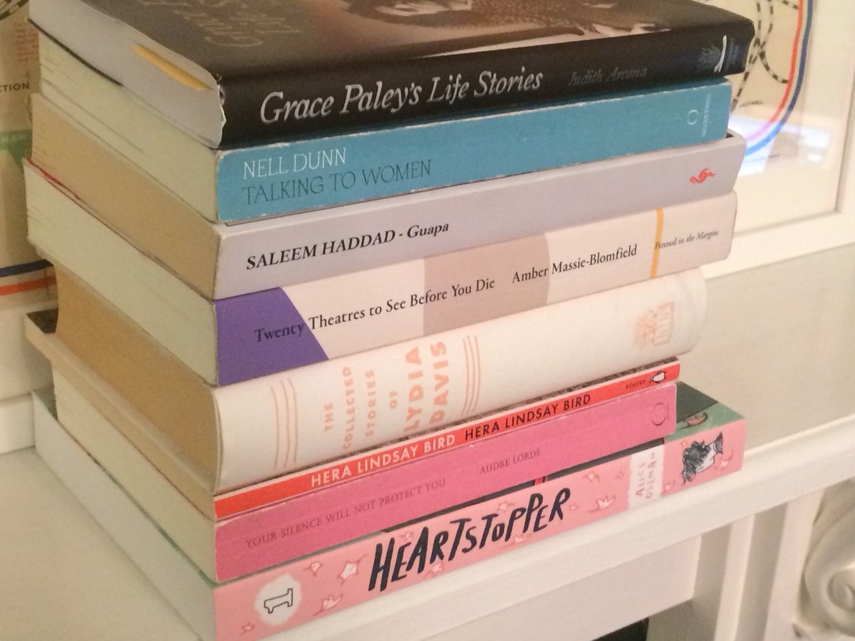 GemSeltz's tweet photo. I’ve been having fun #bookstyling my book stack. https://t.co/V2IZnRBiaR