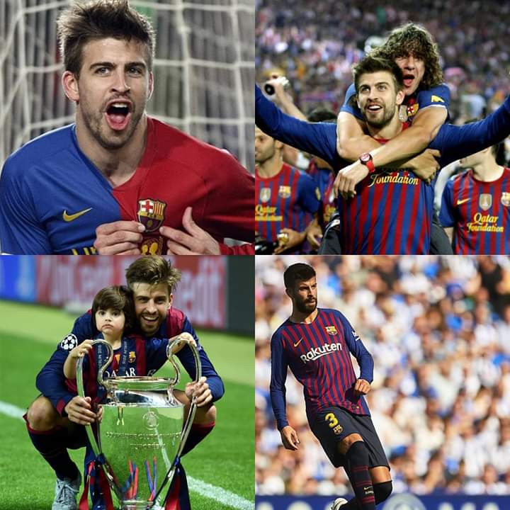  Happy Birthday to Gerard Piqué who turns 32 today. He has spent Over 10 years at Barça! 