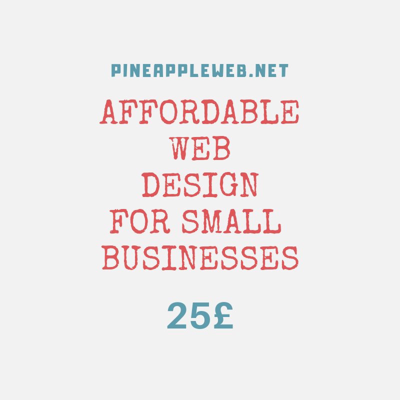 pineapple__web's tweet image. High quality website for Only 25£? Sure!

Write us and discover how.

#website #technology #business #sales #cheap #design