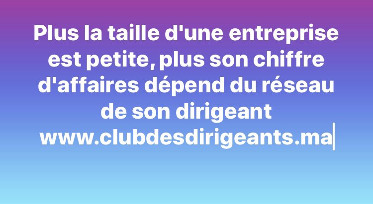 DigitalFocus05's tweet image. Briser la solitude du chef d'entreprise est la première vertu du Club des Dirigeants.
Pour joindre les leaders:  bit.ly/cddMaroc