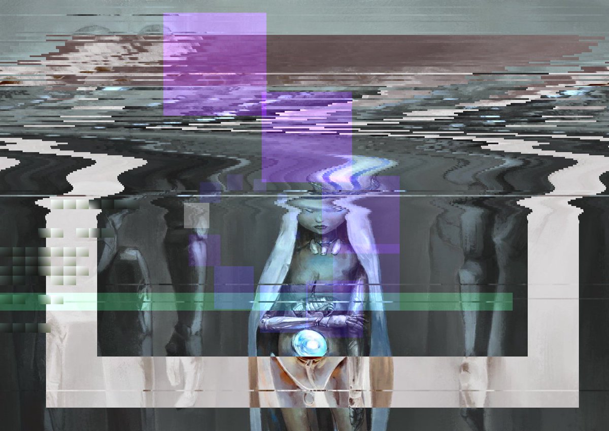 🙂🔦 glitch retrofuture dieselpunk neon cdprojektred Origin img by @AheadLooms