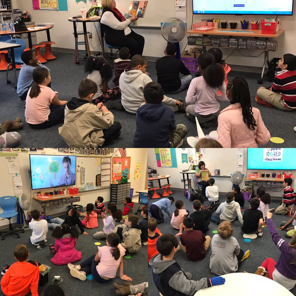 MsSnydersClass's tweet image. Had such a great #WorldReadAloud day! Thank you to everyone who read to us! Even the students participated and read aloud their Freaky Frog Adaptation Books!