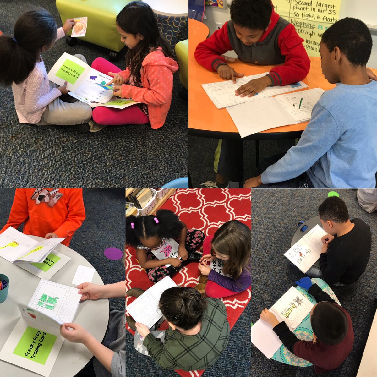 MsSnydersClass's tweet image. Had such a great #WorldReadAloud day! Thank you to everyone who read to us! Even the students participated and read aloud their Freaky Frog Adaptation Books!