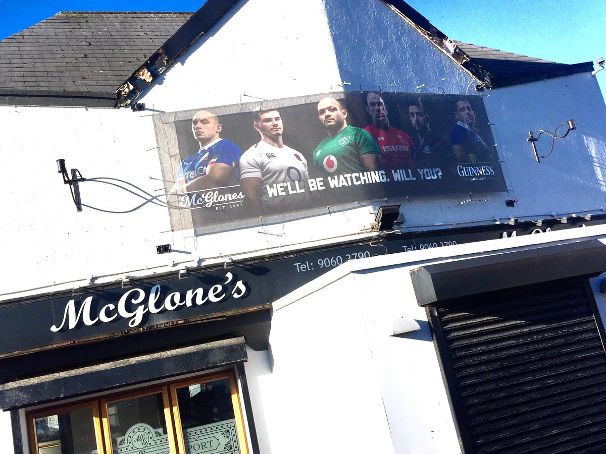 belfastsigns99's tweet image. #SixNations2019 #gameon @McGlonesBar. #meshbanner @belfastsigns99 #signsbelfast.
#printit #makeit #fitit #since1999