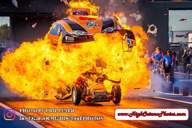 HighOctanePhoto's tweet photo. Huge bang for Anthony Begley in #ChemicalWarfare at the @PerthMotorplex - Begs is ok, hopping out of the car as soon as it pulled up, but the's not much of the car left intact. Photo copyright Phil Luyer - High Octane Photos #DragRacing #PerthisOK #HighO… https://t.co/BTFZdxNwu7 https://t.co/Qok2v1zq1u