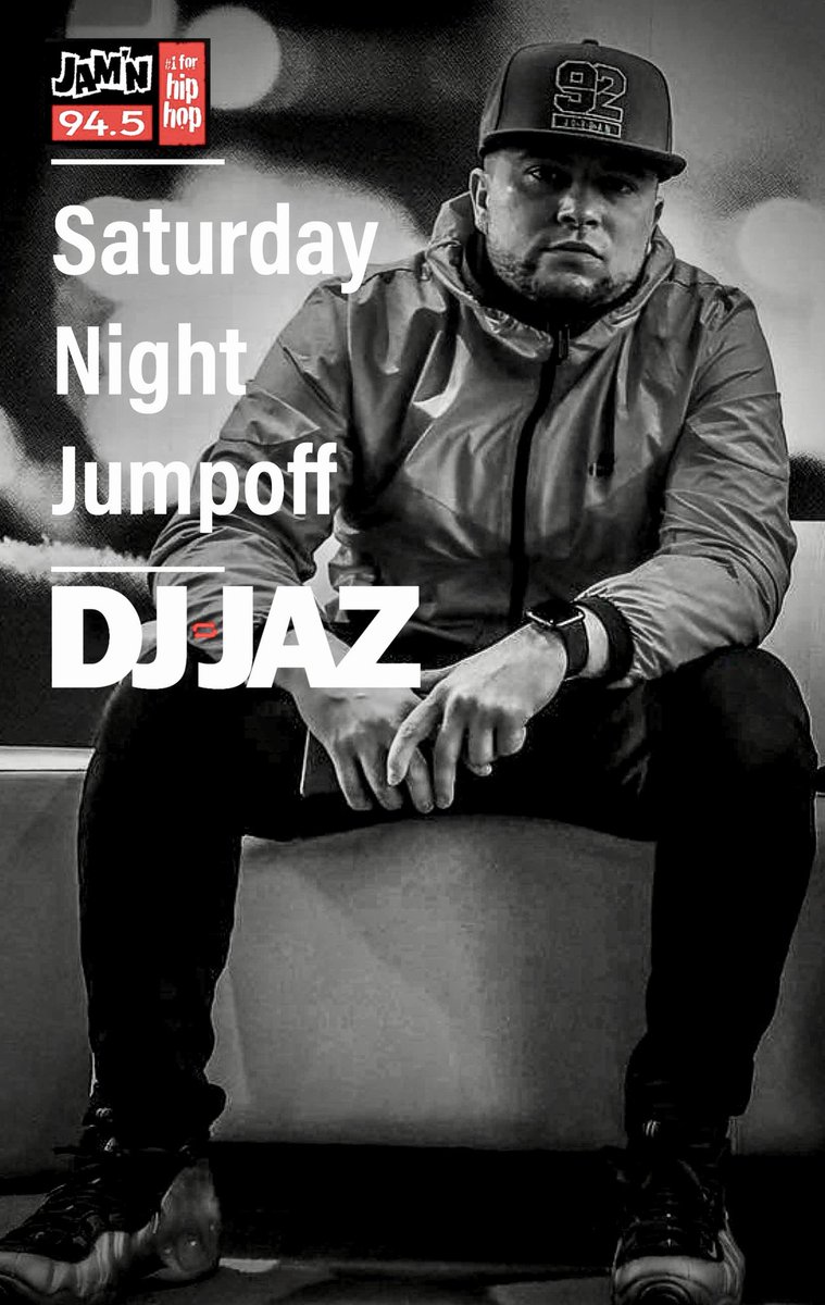 DJJAZ's tweet photo. I’m back in the mix tonight at 7pm on @jamn945 alongside @moneymav. TURN IT UP 🔈🔉🔊 #saturdaynightjumpoff #jamn945 #headlinersusa https://t.co/did3kNmYno