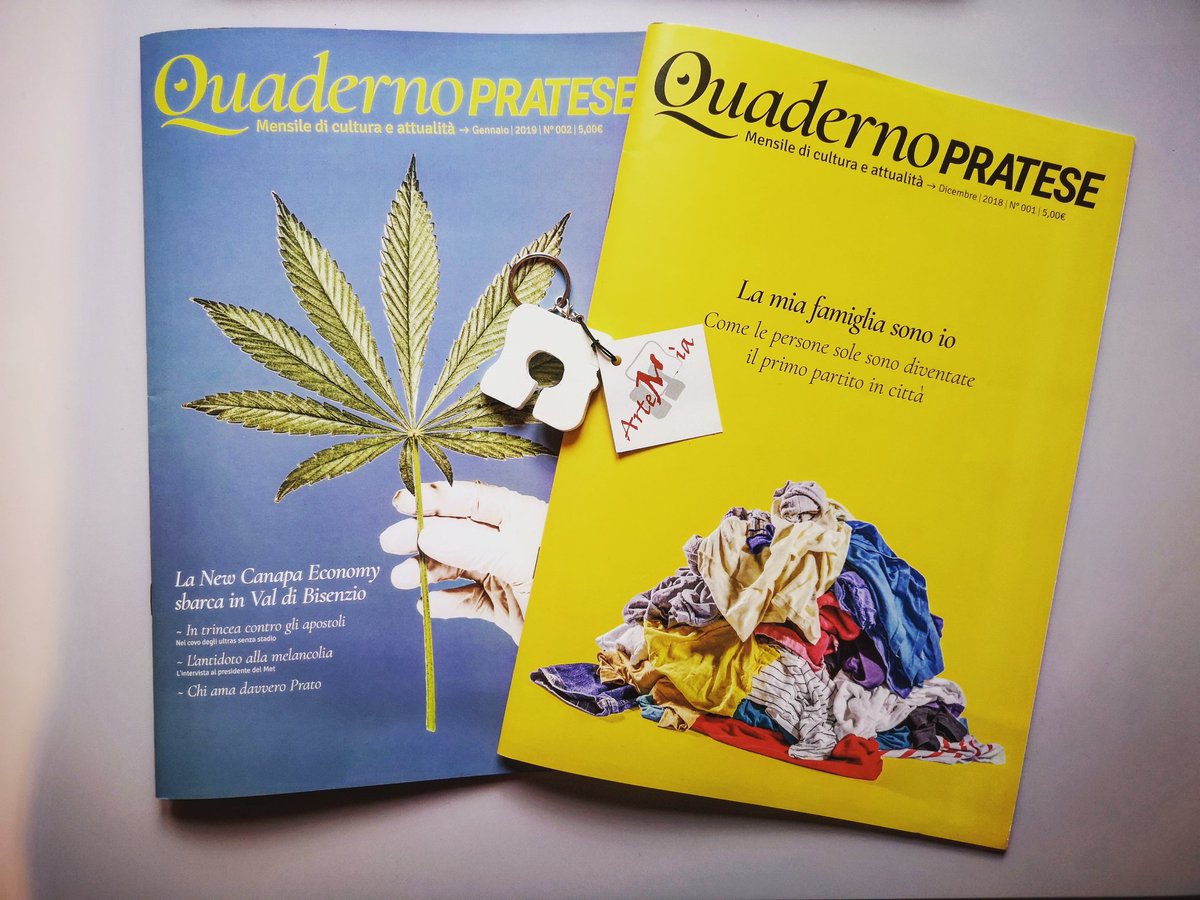 Questi gli #omaggi che abbiamo #regalato a chi si è fatto #socio il giorno della #festaArteMìa! #portachiavi con il nostro logo (tutti realizzati a mano da uno dei nostri soci!) e i primi due numeri di <a href="/quadernopratese/">Quaderno Pratese</a>! 
❄️ Gennaio si chiude con 200 soci, un ottimo risultato 😊👍
