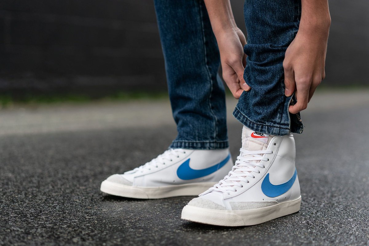 pacific blue nike blazer