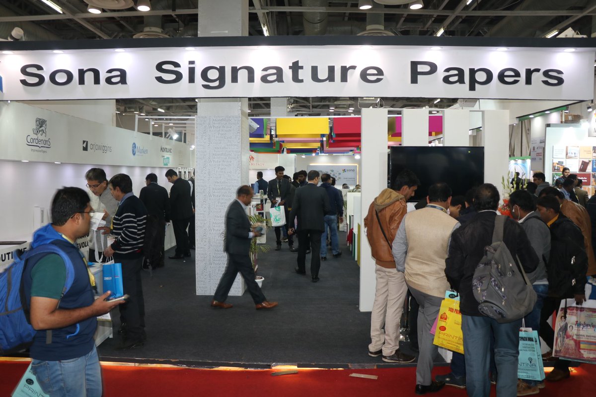 sonapapers's tweet photo. Glimpses of the PRINTPACK INDIA 2019- Day 2
#sonapapers #creativepapers #designerpapers #creativedirectors #graphicdesigner #artdirector #luxuryprinting #luxurypackaging
#printpack2019 #ipama #finepapers https://t.co/aDqwIxLgXO