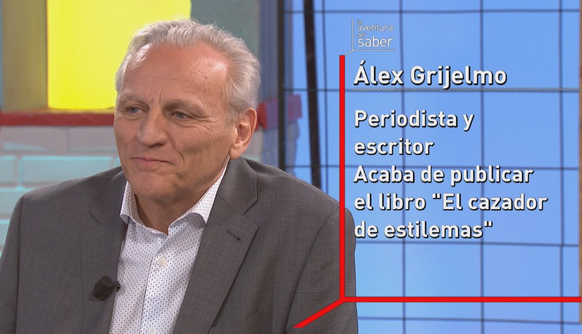 cristobalpenalb's tweet image. #ÁlexGrijelmo presenta “El cazador de estilemas“ (variaciones idiomáticas propias de cada persona debidas muchas veces a su origen, historia familiar y/o trayectoria vital) @editorialespasa @LeeMisterio @Todoliteratura📚#novelanegra📺@la2_tve @aventurasaber martes 5, 9:55 am