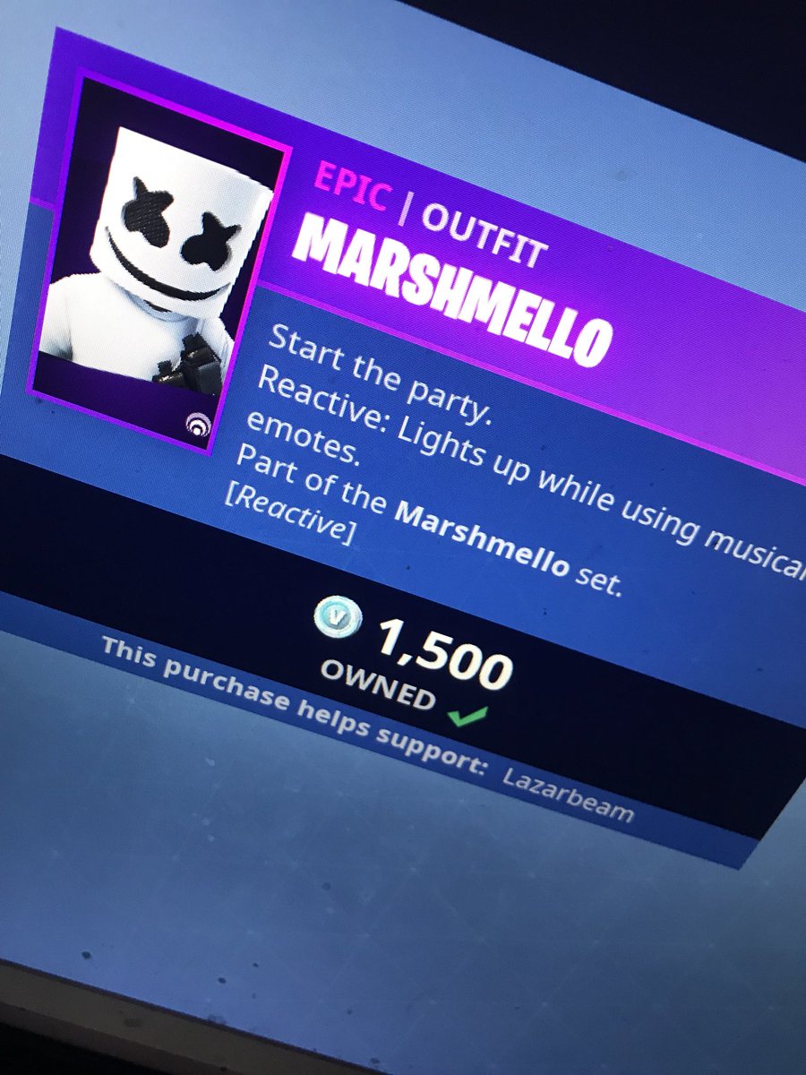 You Know I Had To Use Code Lazarbeam When I Bought Marshmello