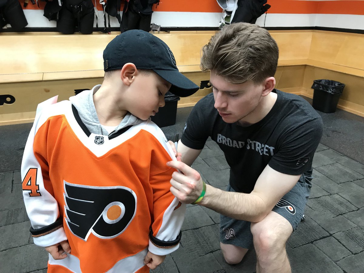 carter hart autographed jersey
