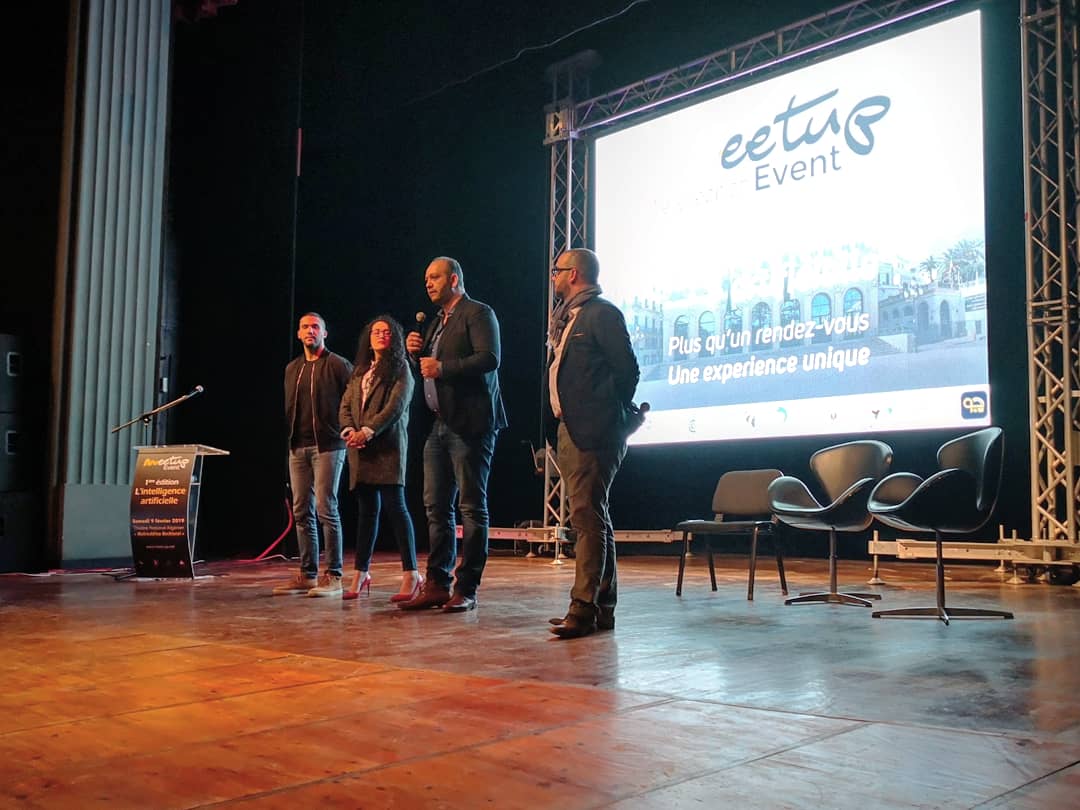 AhmedAitissad's tweet photo. Tjr un plaisir de voir tte c énergies réunies au @meetupevent pr échanger autour de #IntelligenceArtificielle avc @idrissaberkane #halimfaidi
1 concours sur l'#IA fut organisé ac comme jury @saramehchem @karim_2 @khaleddrareni @samirbellik
Bravo @HindTartag #meetupevent #algerie https://t.co/0QGYUujTjp