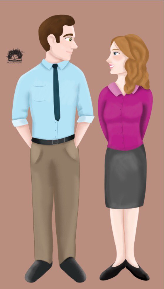 ArtValenta's tweet photo. Day 9~ Jim and Pam. ❤️ #14daysoflove #14daysoflove2019 #artchallenge #illustration #digitalart #illustrator #art #theoffice #jimandpam #photoshop #startingtoregretthisdecision https://t.co/wh0tdS800V
