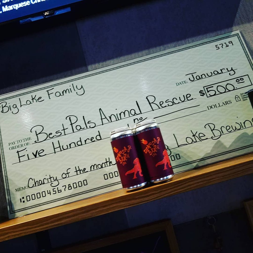 #cheers to everyone who came out to <a href="/biglakebrewing/">Big Lake Brewing</a> to support us this January, and a huge thank you to businesses in #hollandmichigan that create ways to #giveback locally! You are our heroes! #nonprofit #fundraising #bestpalsarc