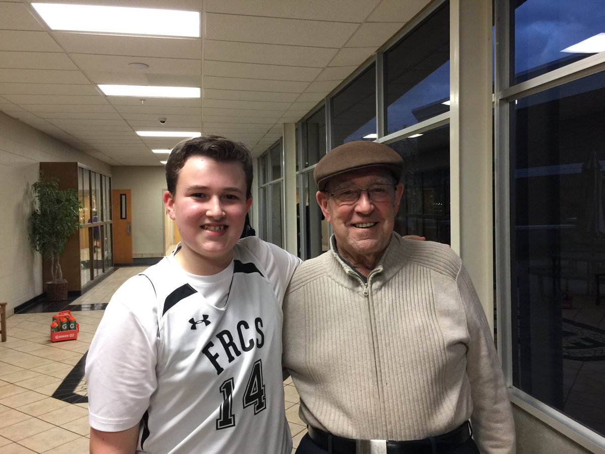A First for me. I watched My 1sts of 8 great grandchildren Alex , dunk the ball and help win the game for FRBC