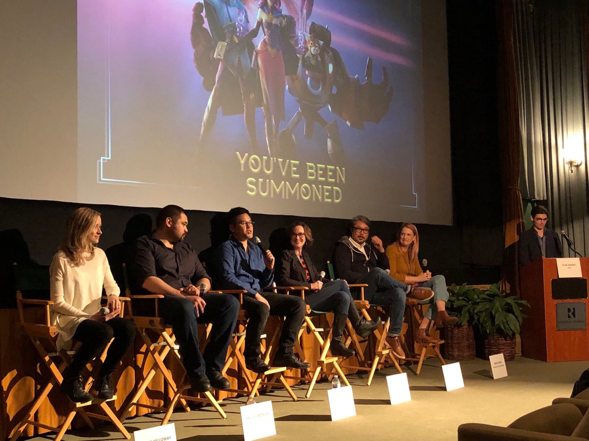 summonerswarapp's tweet photo. We just wrapped up the #SWShort , the panel is stepping up to the stage and the questions are about to be asked!
Be the first one to watch the #SummonersWar #FriendsXRivals animated short on Monday and tell us your thoughts!
@Skybound @SkyboundGames @GammarayTV https://t.co/QiIW1Vx7fl