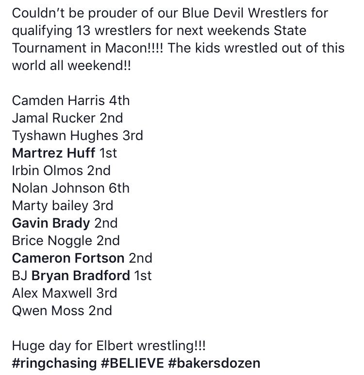 ElbertWrestling's tweet photo. Proud!! #BELIEVE @ECCHS_GA @SeWrestle @ElbertAthletics @ElbertCoSchools @GavinBrady145 @Martrez1767 @CameronFortson1 @JamalRucker_Mal https://t.co/iSZTDlkWfn