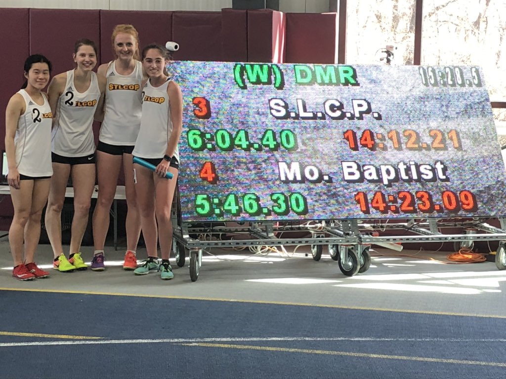 davidbaker1734's tweet photo. W DMR| The team of Wakeland, Callier, Tu, and Johnston finish 3rd and set a new school record with a time of 14:12.21. π₯π₯ https://t.co/SEpbaWp0SE