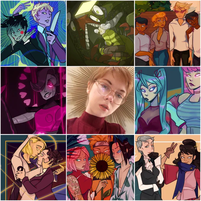 #ArtvsArtist my hobbies include being gay and overdoing it with the saturation slider 