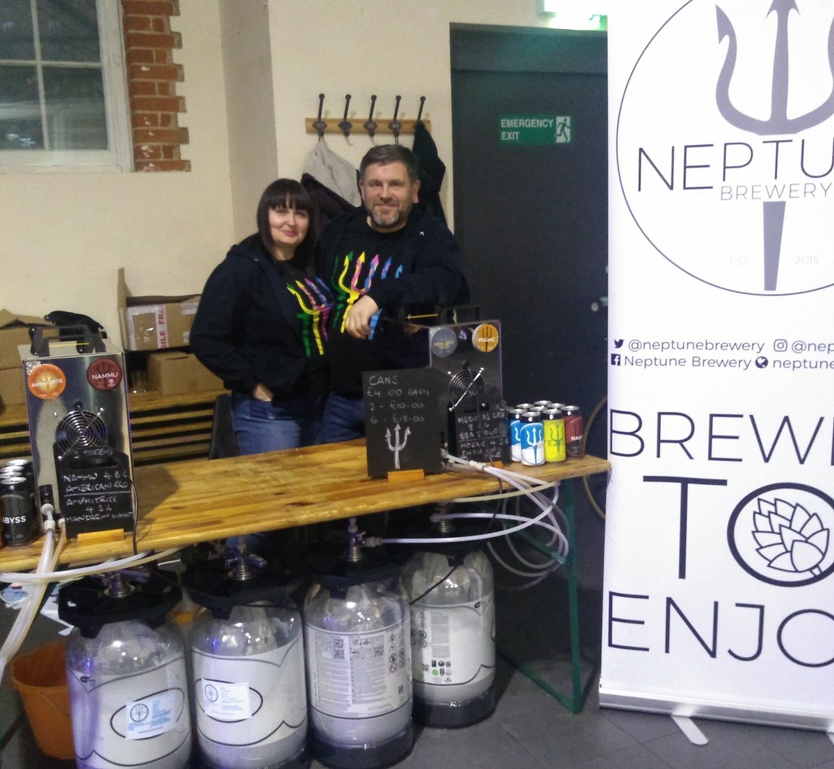 Team <a href="/neptunebrewery/">Neptune Brewery</a> representing at <a href="/stokeybeer/">Stokey Beer Fest</a>! 😍