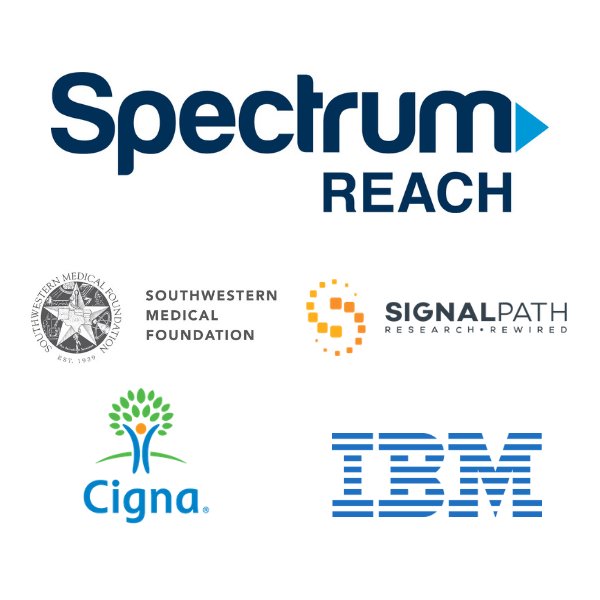 HWildCatters's tweet photo. Today wouldn't be possible without our amazing sponsors! Thank you to @SpectrumReach @IBM @ResearchRewired @southwestmedical @SWMedFoundation #thxcc19 #healthhacking https://t.co/GklIsvrhrz