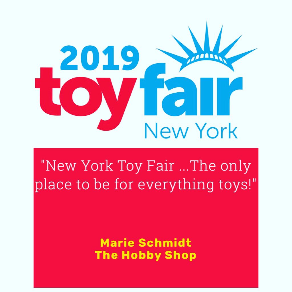 To say we are excited is an understatement!! We will be attending the 2019 <a href="/ToyFairNY/">ToyFairNY</a>! 🤗😱😃 We can’t wait to see the newest toys, meet with companies and make new friends! 
Will you be there?!? We would love to meet you!! Less than a week left!! 🤗🎉 #ToyFair2019