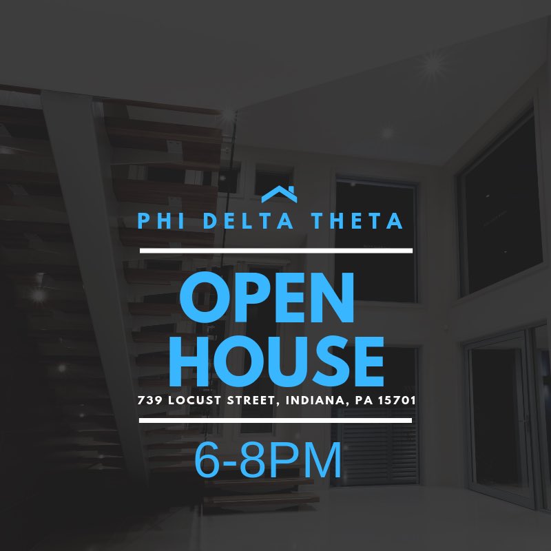 Tonight’s the last event of open rush. Come out to White House, 739 Locust Street, to meet the brothers. We are all excited to meet you!