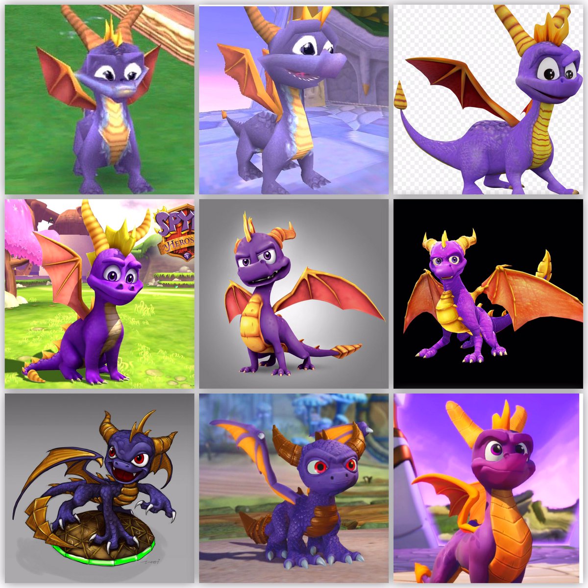 SpyroGaming406's tweet image. Spyro Generations 1998-2018
#SpyroReigintedTrilogy #SpyroTheDragon #Spyro #LegendOfSpyro #ClassicSpyro #SkylanderSpyro