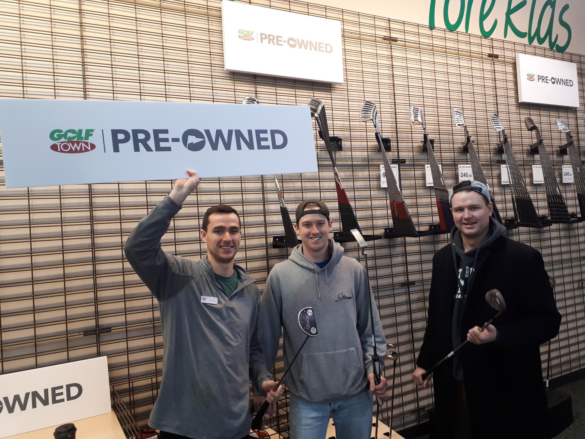 Golf Town Dartmouth on Twitter: &quot;Official opening of our new Pre-Owned section launched today here @GT_Dartmouth with this excited group of lads! Amazing deals on gently used equipment, come on by and