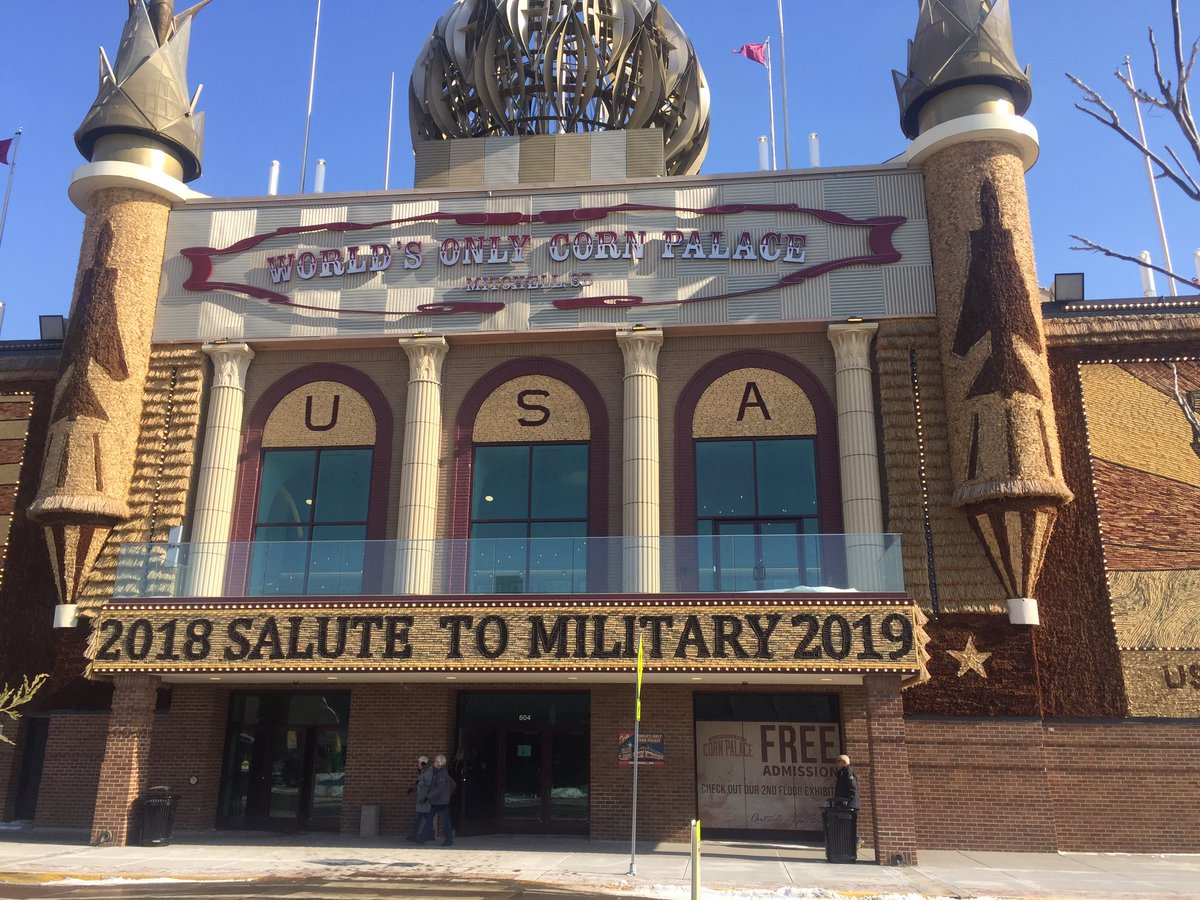 DrKChilds's tweet photo. Guess who was at the World’s ONLY Corn Palace?
Next time I have to find the biggest pheasant and drink 🍺 & 🍅 juice. Real South Dakotans (not sure if that’s a word 😂) know what I’m talking about.
#sdmathsci
#itssooooocold
#SouthDakota
#DrKChildsSpeakingTour https://t.co/WEbmIib2AF