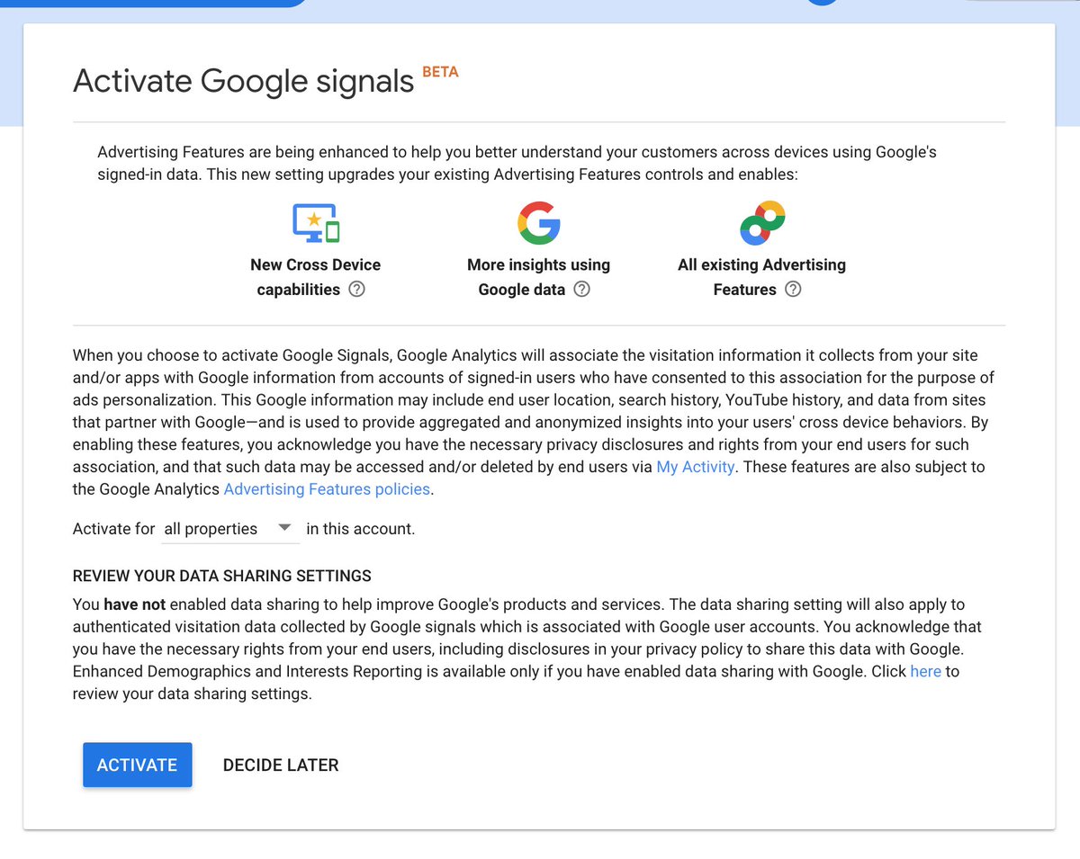 growthfalcon's tweet image. Big day for Google advertisers... #GoogleSignals

bit.ly/2DoDA5e