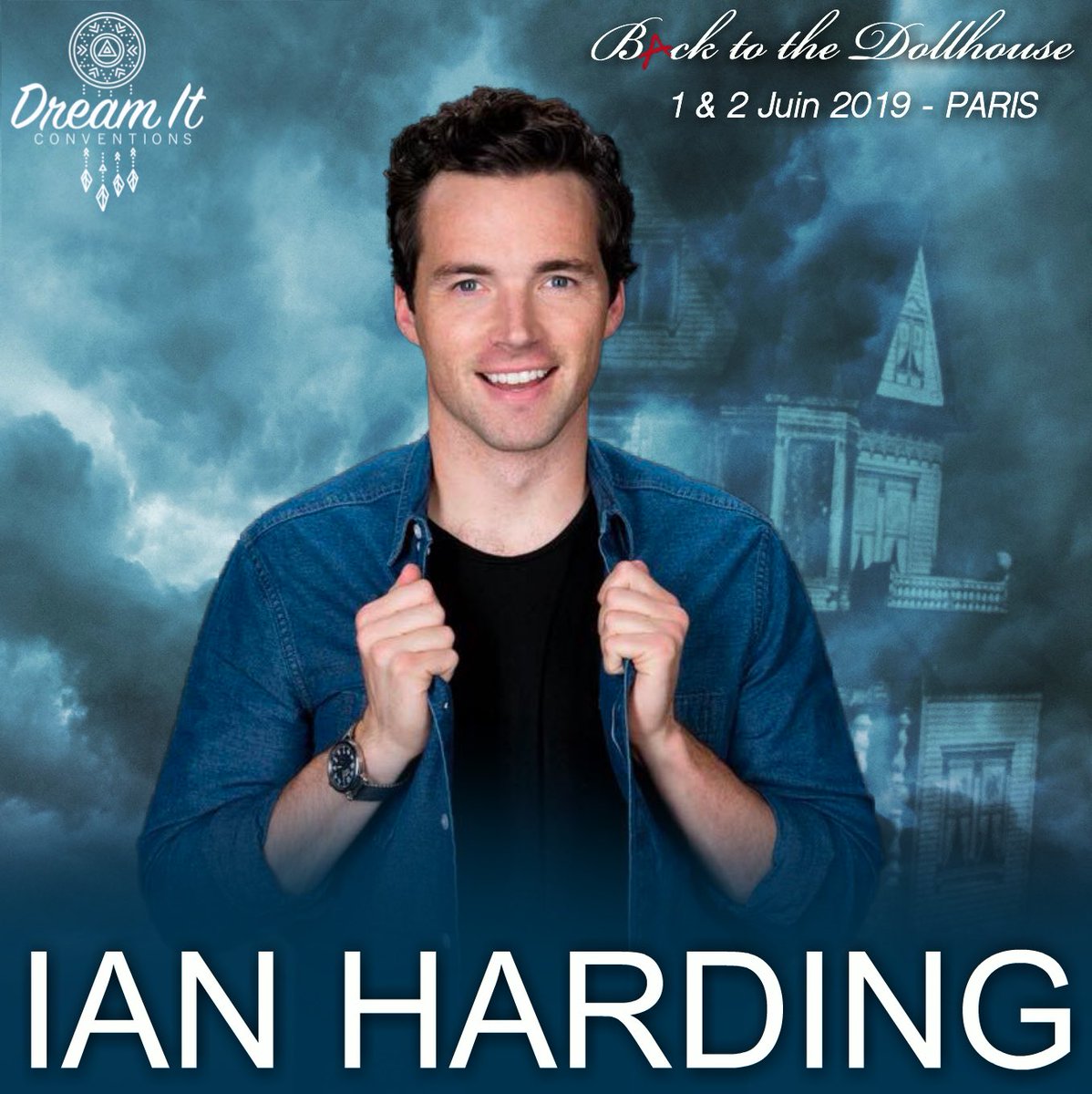 PLL_random's tweet image. #BTTD #PLLCON

@IANMHARDING cuarto invitado CONFIRMADO a la #PLLCON #BTTD de París🎉🎉🎉

Se une a Keegan Allen, Brant Daugherty &amp;amp; Brendan Robinson

Más info @DreamitCon