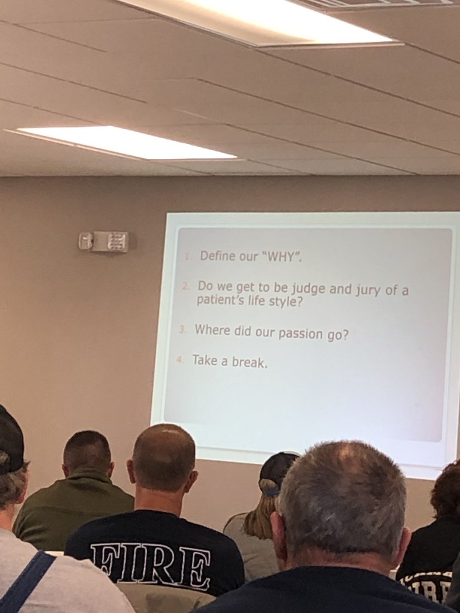 402AndraB's tweet photo. #CompassionateCarefortheFrequentFlier reminds us that ‘compassion does not have qualifiers’ & asks the question ‘can we be strong enough to treat people in the absence of how they treat us?’ #TylerB gives us all ‘permission to care for & about our patients’ @Bryan_Health @SCCNeb https://t.co/WEaetpmg0n