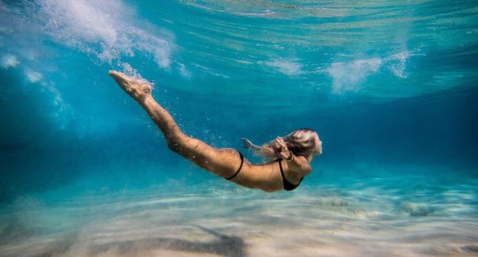 Look at me! I’m a mermaid!