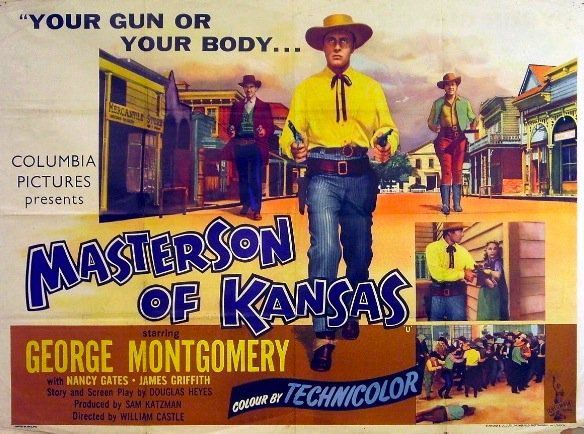 getgreattv's tweet photo. If you like Wyatt Earp/Doc Holliday stories, you have to see MASTERSON OF KANSAS (1954).
Wyatt (#BruceCowling) is a minor character, but Doc (#JamesGriffith) is the second lead. #GeorgeMontgomery stars as Bat Masterson.
4p ET @getTV https://t.co/kk1upe4go3