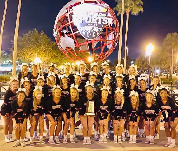 ThaiJade's tweet photo. Proud of these Panther Cheer girls and their coaches! They won the 5th place spot out of 67 teams in the Super Varsity Gameday division at Nationals and will be featured on ESPN in March! #lastyearbestyear #classof2019 #senioryear #pfnd #panthercheer #nhscc #5thinthenation https://t.co/IVNVe8GXvE