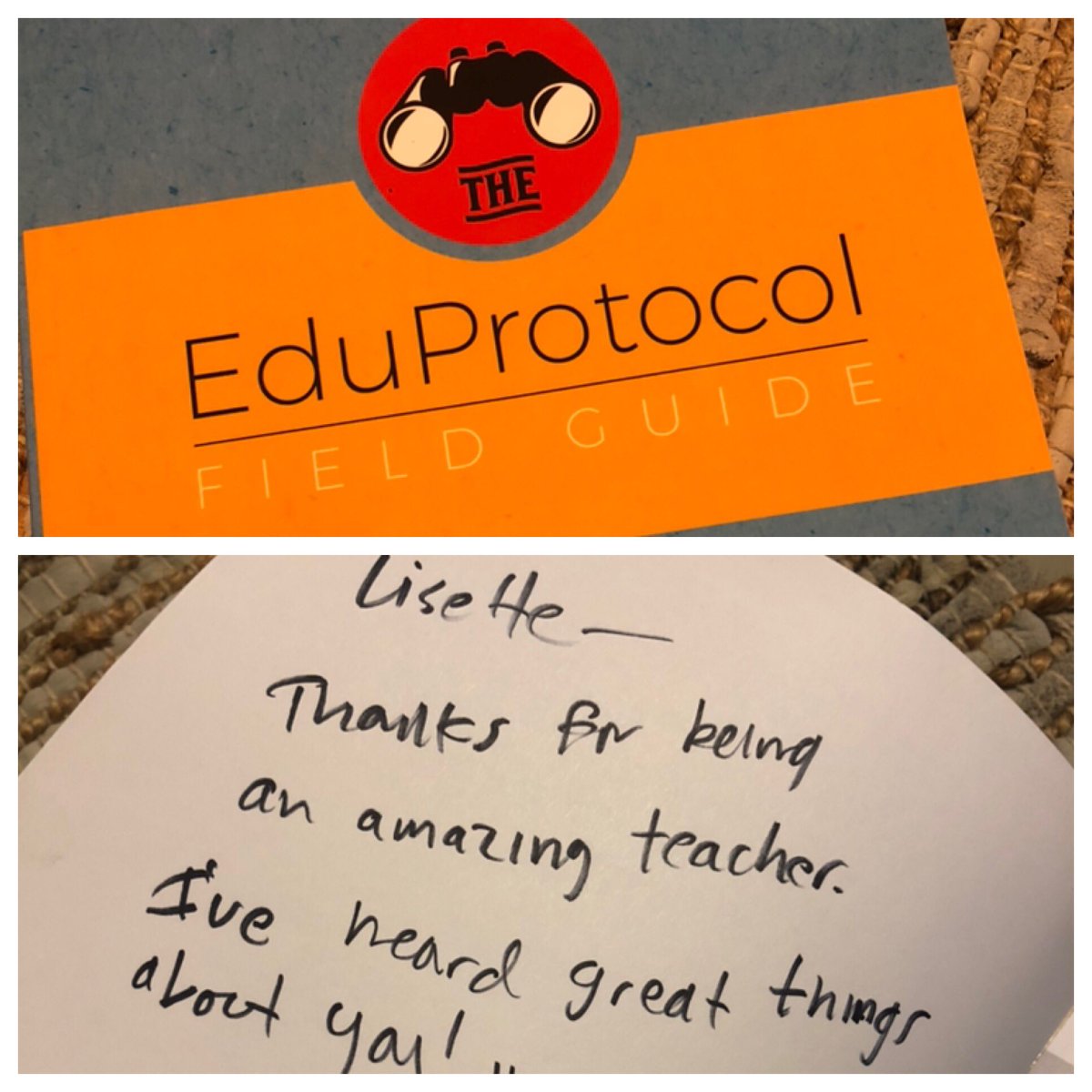 When @CoriOrlando1 sends you an #EDUprotocol field guide that is signed by @jcorippo 🤩🥳😁 Thank you! 🙏🏽