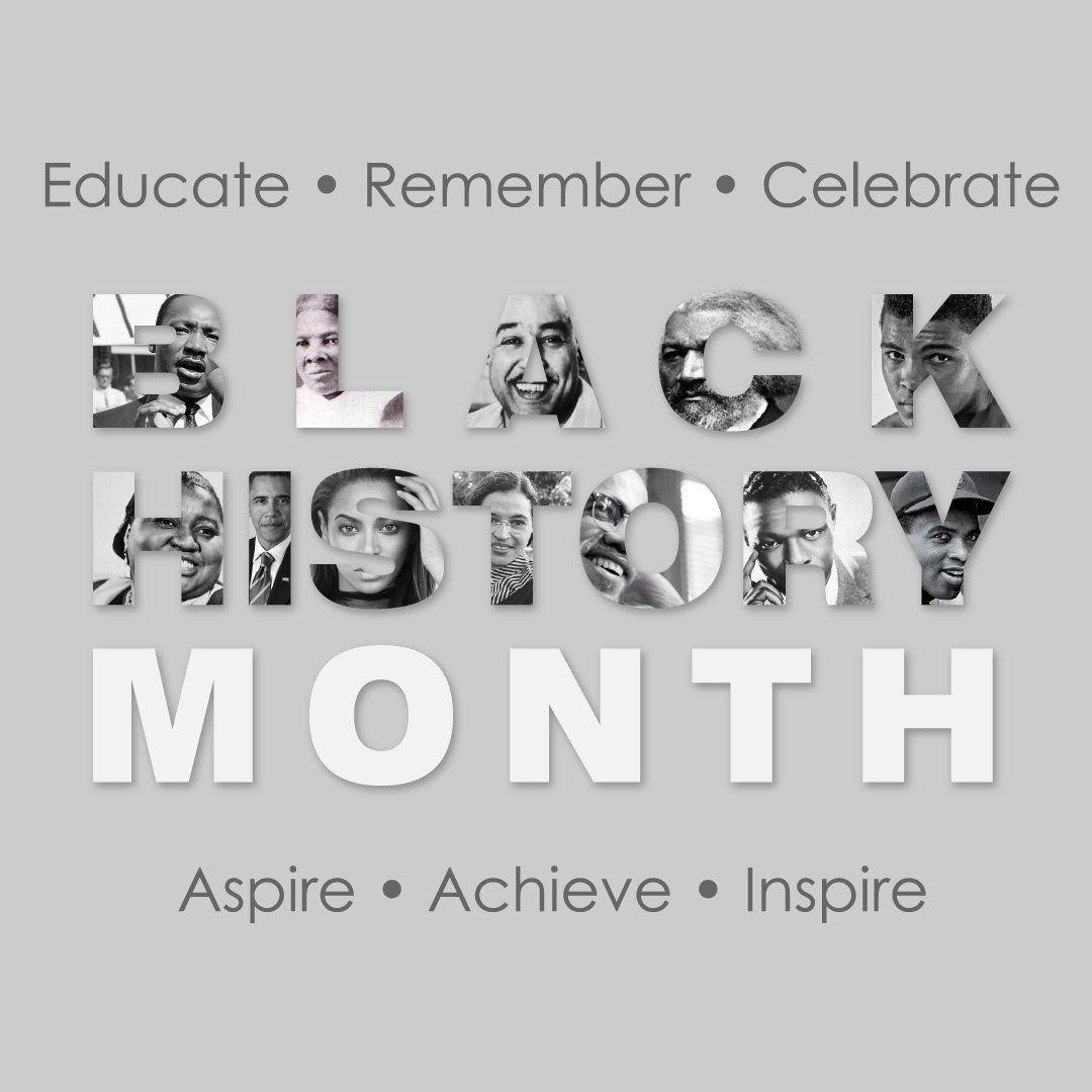 AgcEdcuation's tweet photo. Let's take a moment to remember some of the most inspirational people in history! #blackhistorymonth https://t.co/q8Tb2DZ4Yn