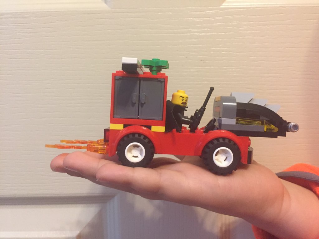 casey_c_hanna's tweet photo. #LEGOimaginationContest My son WD’s creation...The Rescue Mobile https://t.co/KpOuZ10OqB