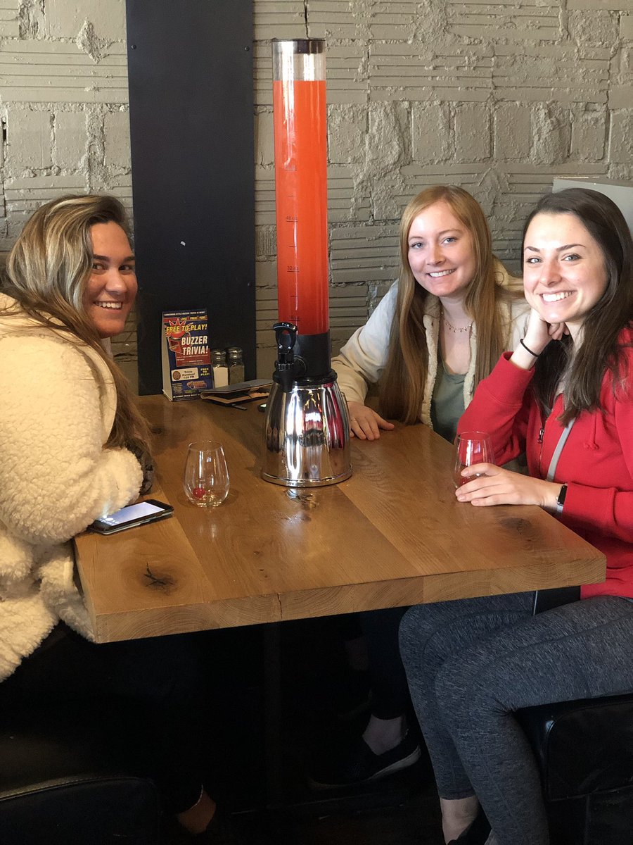 They popped the cherry and ordered our first Cherry Bomb Mimosa Tower! Thanks for Buckin’ Ladies!