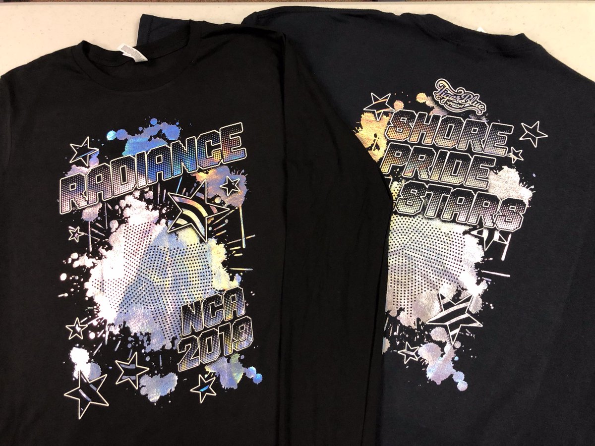 TigerBlueApprl's tweet photo. Just out of the Press: Shore Pride for NCA 2019. Printed with Virus ink & Amagic foil. #VirusInks #AmagicFoils #ShorePride #TigerblueApparel https://t.co/EA6WQ13d3Z