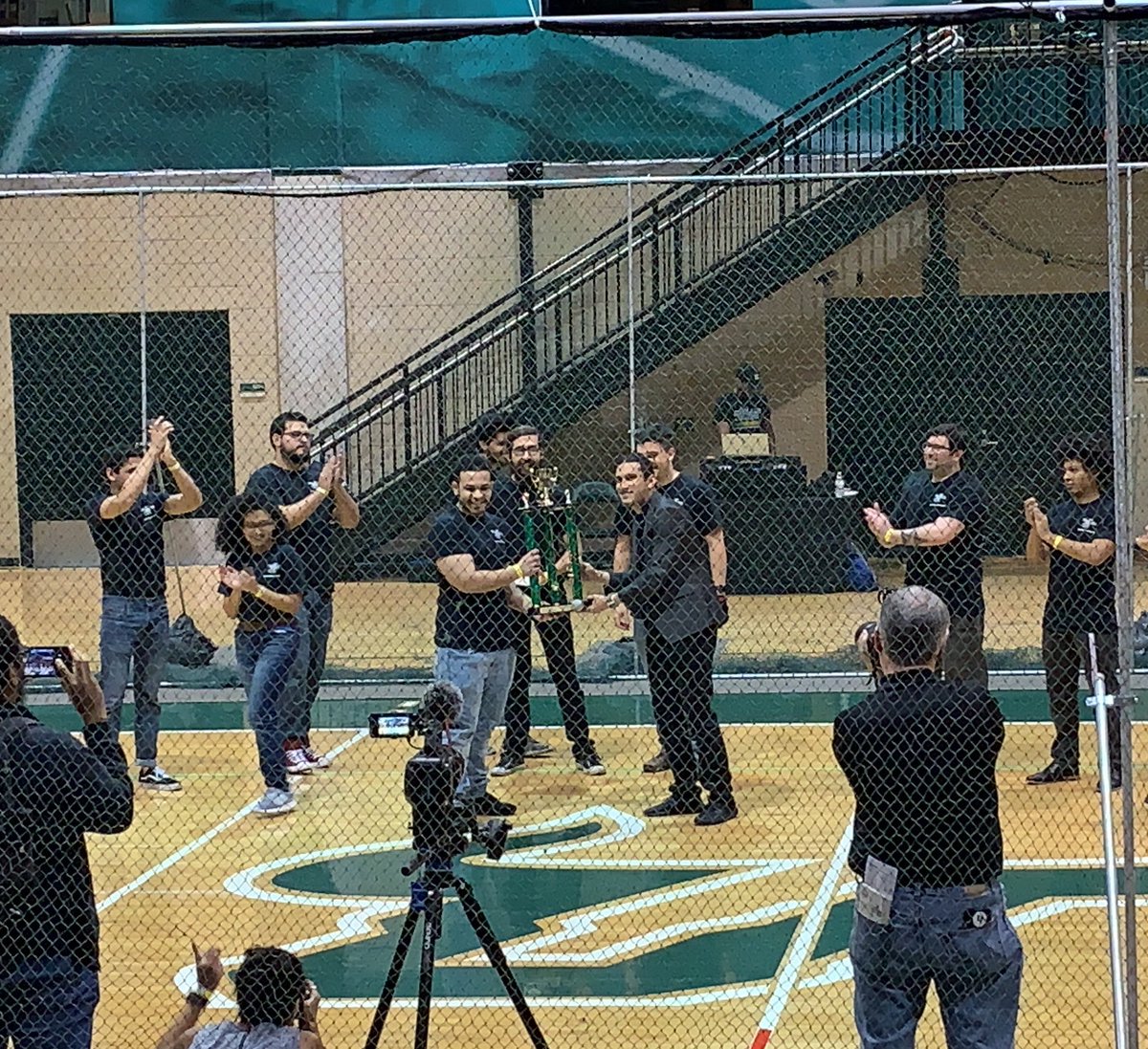We have a winner!!! <a href="/Nmil_Usf/">Neuro-Machine Interaction Lab</a>’s first Brain-Drone Race winner: Khaled Alshatti representing Kuwait 🇰🇼 #congrats #winner #USF #droneracing #Tampa