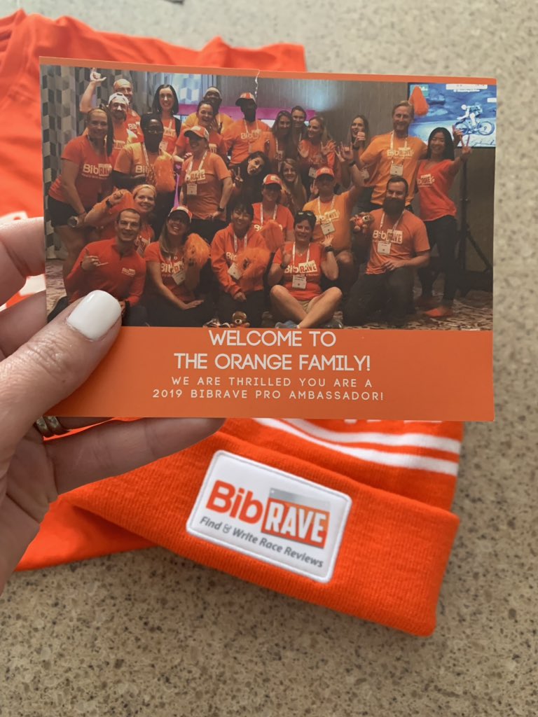 Whoop!  2019 and my 4th year as a #BibRavePro!  It’s gonna be the best year yet!! <a href="/BibRave/">BibRave</a> #bibchat  #runner #orangeisthenewfast
