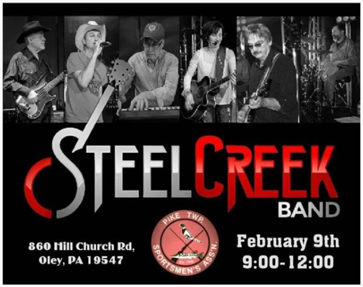 Come celebrate Valentine's Day early w/ us this Saturday night down in Oley, PA! Open to the public w/ no cover charge or tickets to purchase! Ken & I will see you tonight at the @riverwalck in Parryville, PA! #CountryMusic #LiveMusic #LiveShow #SteelCreekBand #SCrockscountry